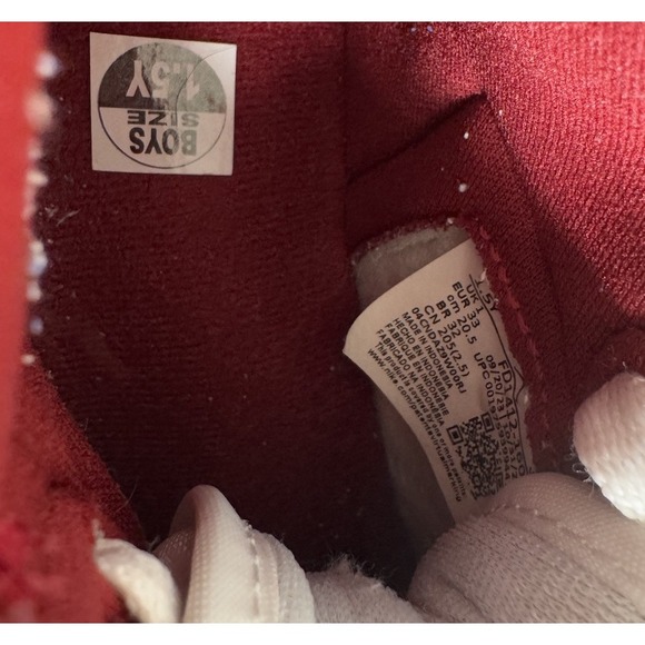 Jordan 1 Retro High OG Artisanal Team‎ Red Sneaker Youth 1.5Y Read - Picture 9 of 9